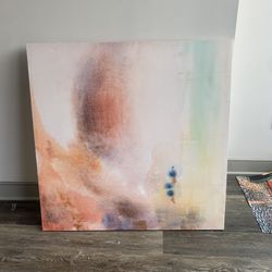 Abstract Pastel Painting
