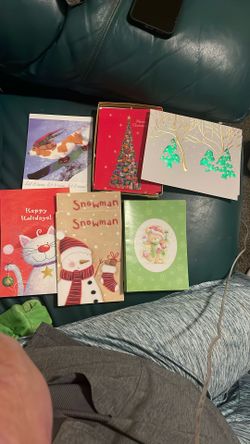Misc Xmas Cards-33 Total With Envelopes