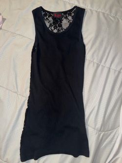 Black folter Lace-Back Tank size S