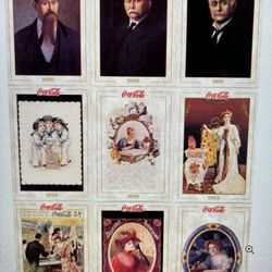 COCA-COLA SERIES 1 1993 Complete Set of (100) Cards + (8)Pog Caps.  NM/M!!!😎