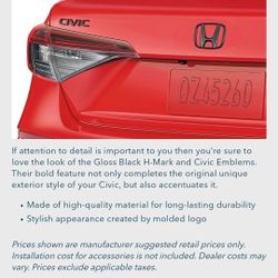 Honda Civic Black Out 22-25 Civic 