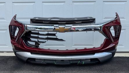 RED CHEVROLET TRAILBLAZER 2024 2025 2026 FRONT BUMPER