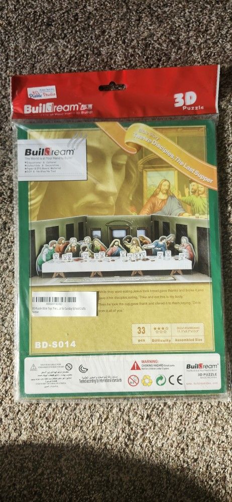 3 D PUZZLE THE LAST SUPPER