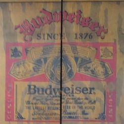 Budweiser Rare  Antique Cabinet