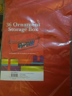 Ornament storage box