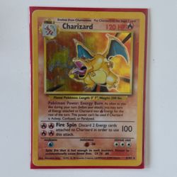 1999 Pokémon Base Set Charizard Holo Rare