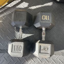 110lb Dumbbells 