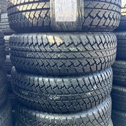 255/70/18 bridgestone #4 tires like new Mount & Balance // 4 llantas nuevas Instaladas Y Balanceadas