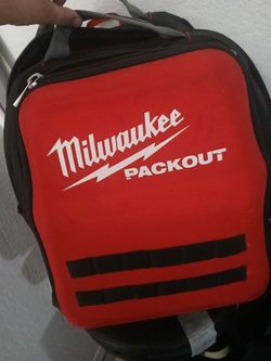 Milwaukee packout backpack w/tools