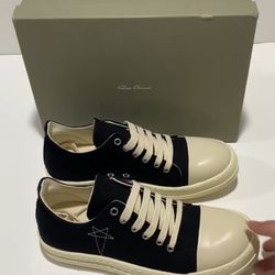Rick owen canvas shoes