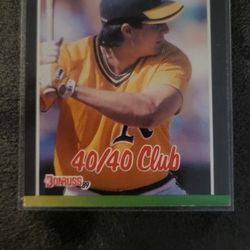 1989 Donruss Jose Canseco 40 40 Club