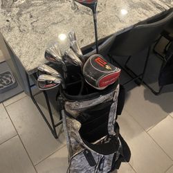 Taylormade Burner Plus 4-PW Iron Set + Driver+ Bag