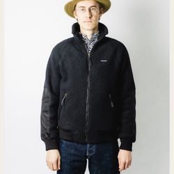 FILSON sherpa fleece Black jacket Sz : L