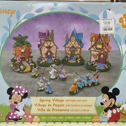 Disney Mickey Mouse Spring Village Toy Set