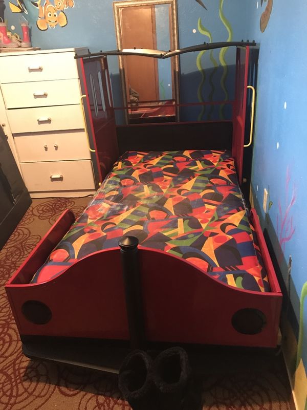 Twin Size Train Bed Frame And Mattress For In Caddo Mills Tx Twin Size Train Bed Frame And Mattress