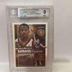Fleer Authority Figure Collier/Francis #14 AF Serial 1/499 BGS 9 Rockets