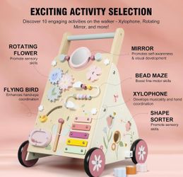 Activity walker wooden