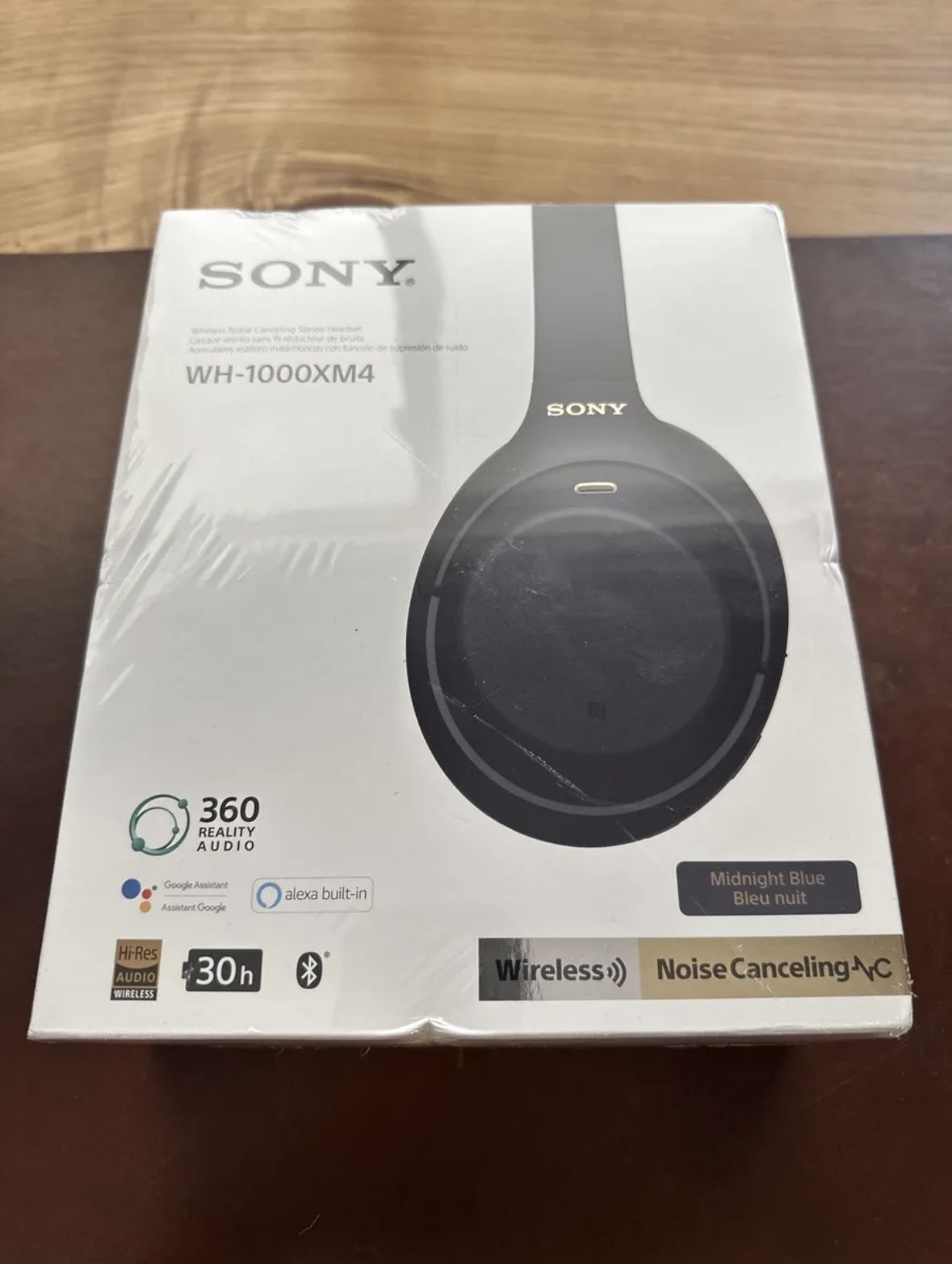 SONY 1000XM4 Over Ear Headphones (Blue)