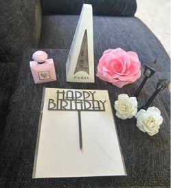 Paris Cake Decor