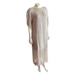 Panache Dress Maxi Hand Woven Dream Weaver Knit M