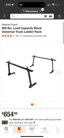 universal pick up truck roof rack