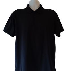 Under Armour men's black short sleeve golf polo shirt size M 