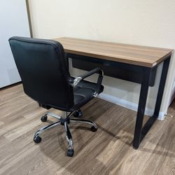 Computer desk 55L23.5W30.2H
+ office chair student desk office work desk