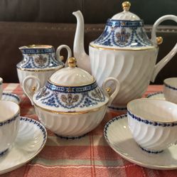 Lomonosov Crystal Frieze Tea Set