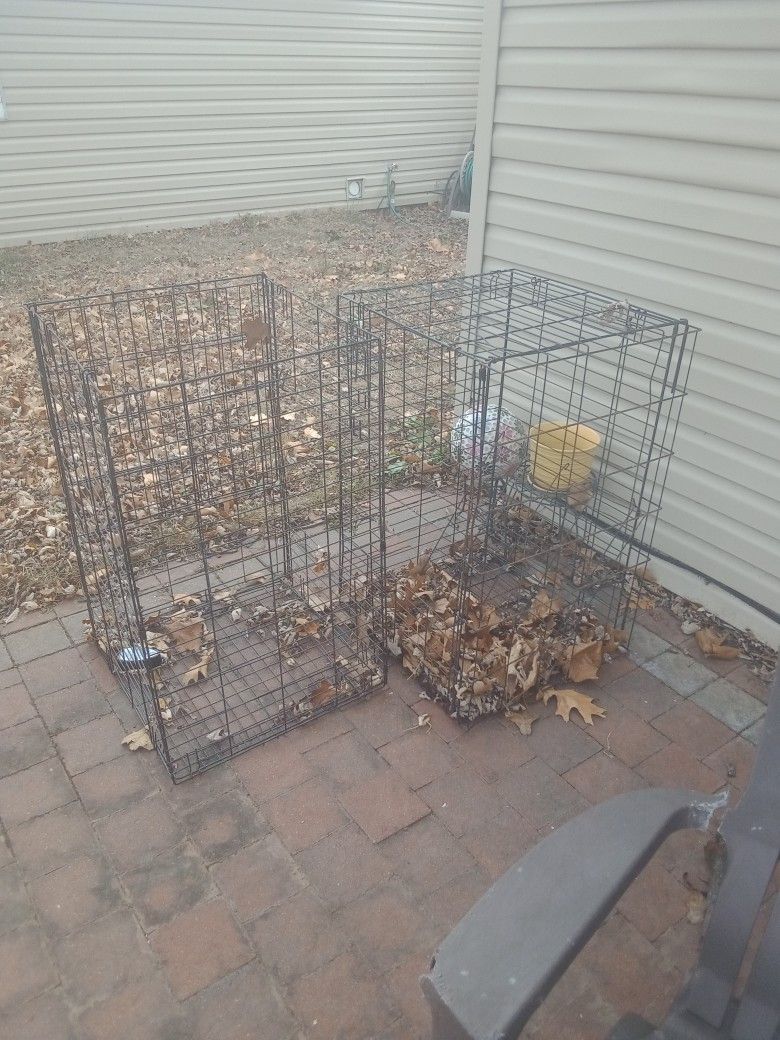 2 Medium Size Dog Crates