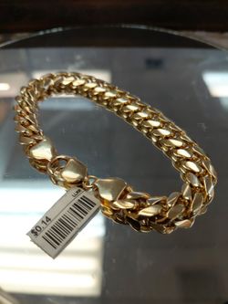 14k gold cuban bracelet