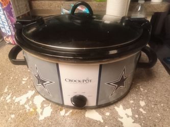 Rare Vintage Large NFL Cowboys Crock-Pot