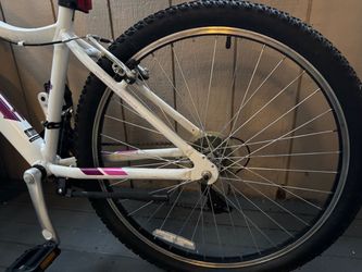 SCHWINN White and Purple Mountain Bike