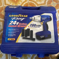 Goodyear Racing 24V Cordless Impact Wrench 1/2" Drive Model #33609