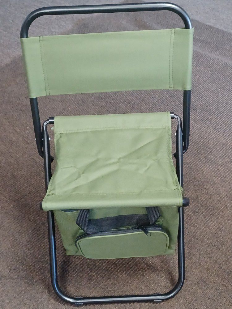 Camping Chair With Cooler Pouch - Brand New 
