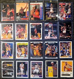 Chicago Bulls & Lakers Card Lot- Jordan, Kobe, LeBron & More