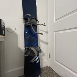 Snowboard and boots