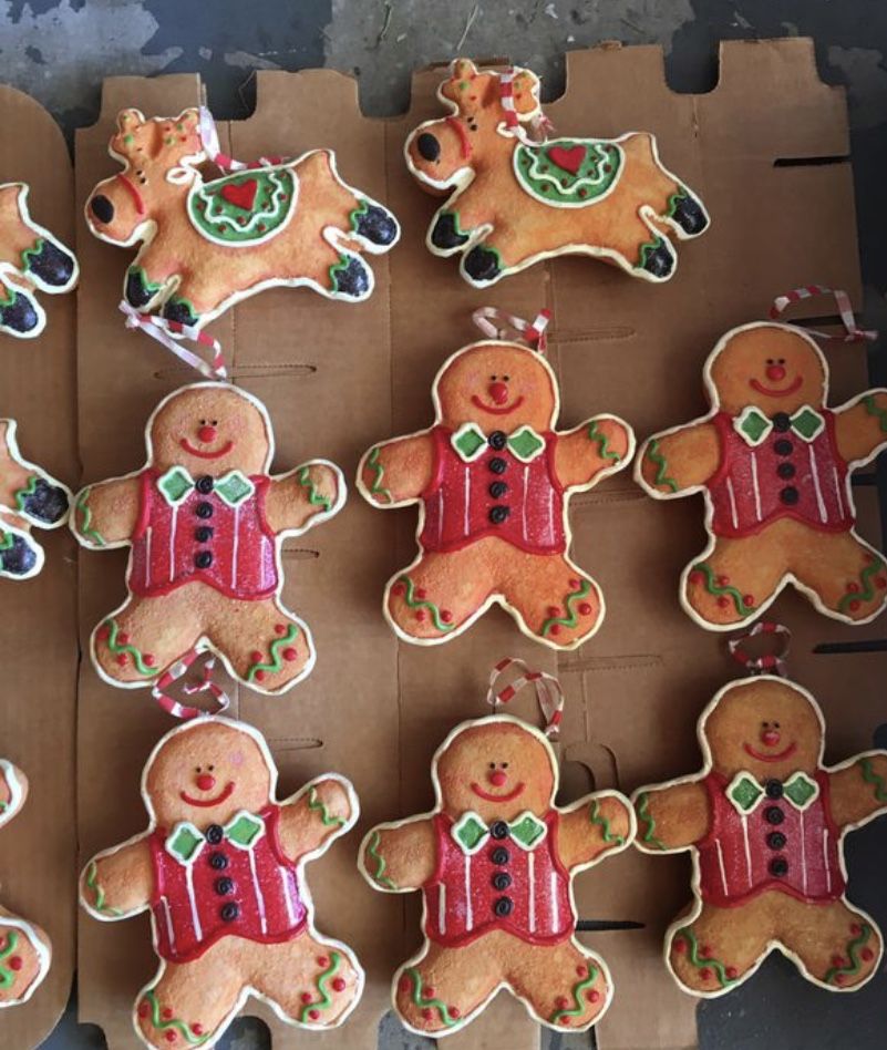 Xmas cookie ornaments