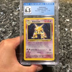 Alakazam Base Set 1999 CGC 6.5