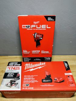 MILWAUKEE M12 STUBBY IMPACT WRENCH 