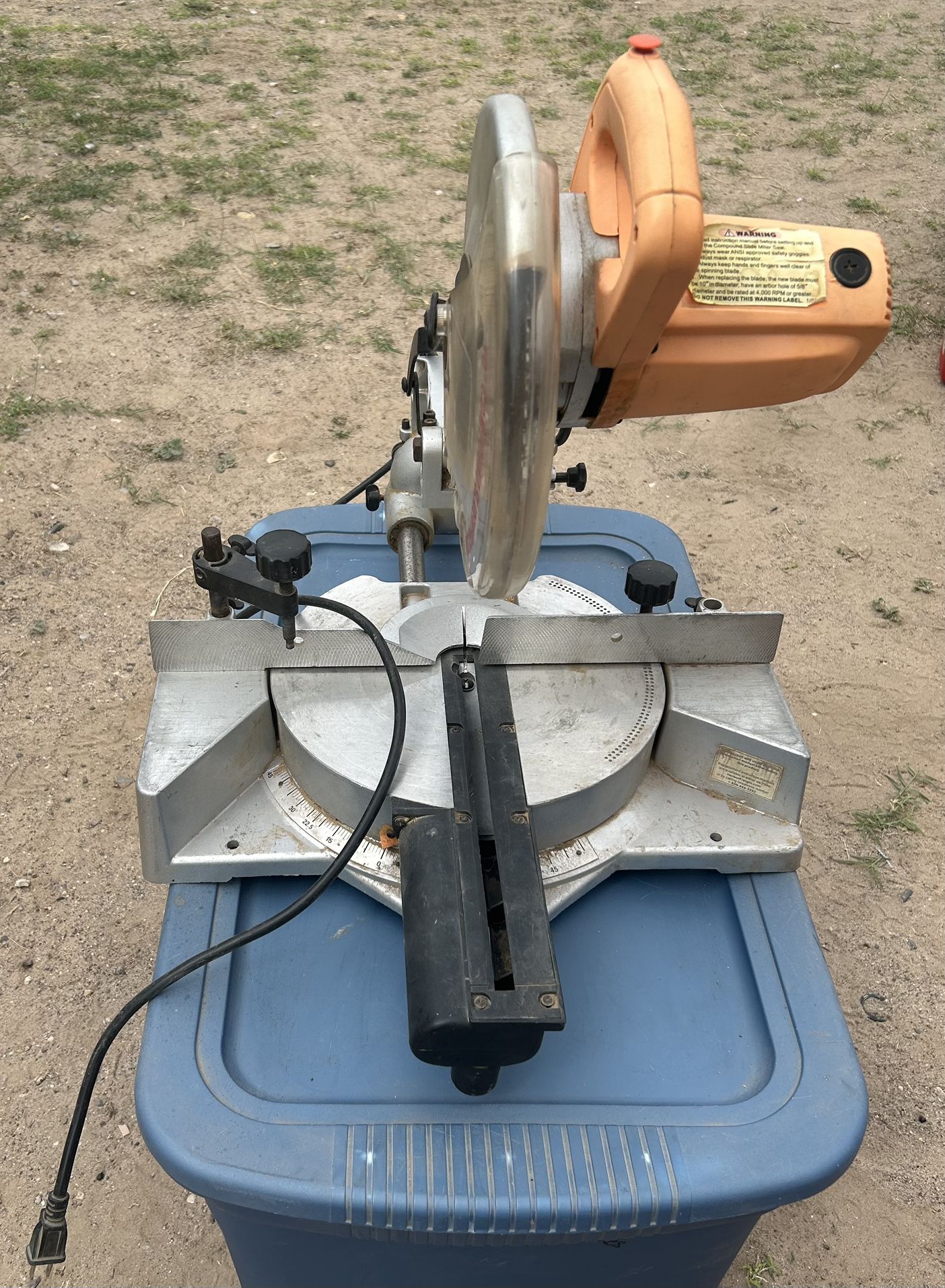 10” COMPOUND SLIDE MITER SAW