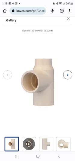 Cpvc 3/4"x1/2"x3/4"