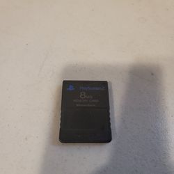 OEM PlayStation 2 PS2 8MB MagicGate Memory Card - Black