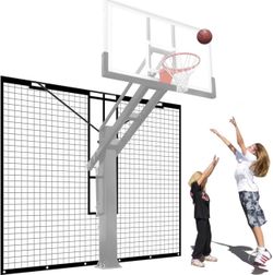 Heavy-Duty 12tt x 10ft Basketball Return Net, UV Resistant, Basketball Return Net and Defensive Net System, Ball Net Catcher for Poles Brand new still