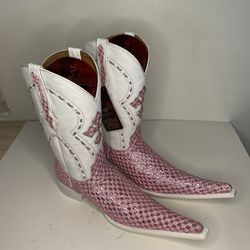 El General 1901 Cowboy Boots Sugar Pink Stream US 9 Talla 28 Mex botas picudas