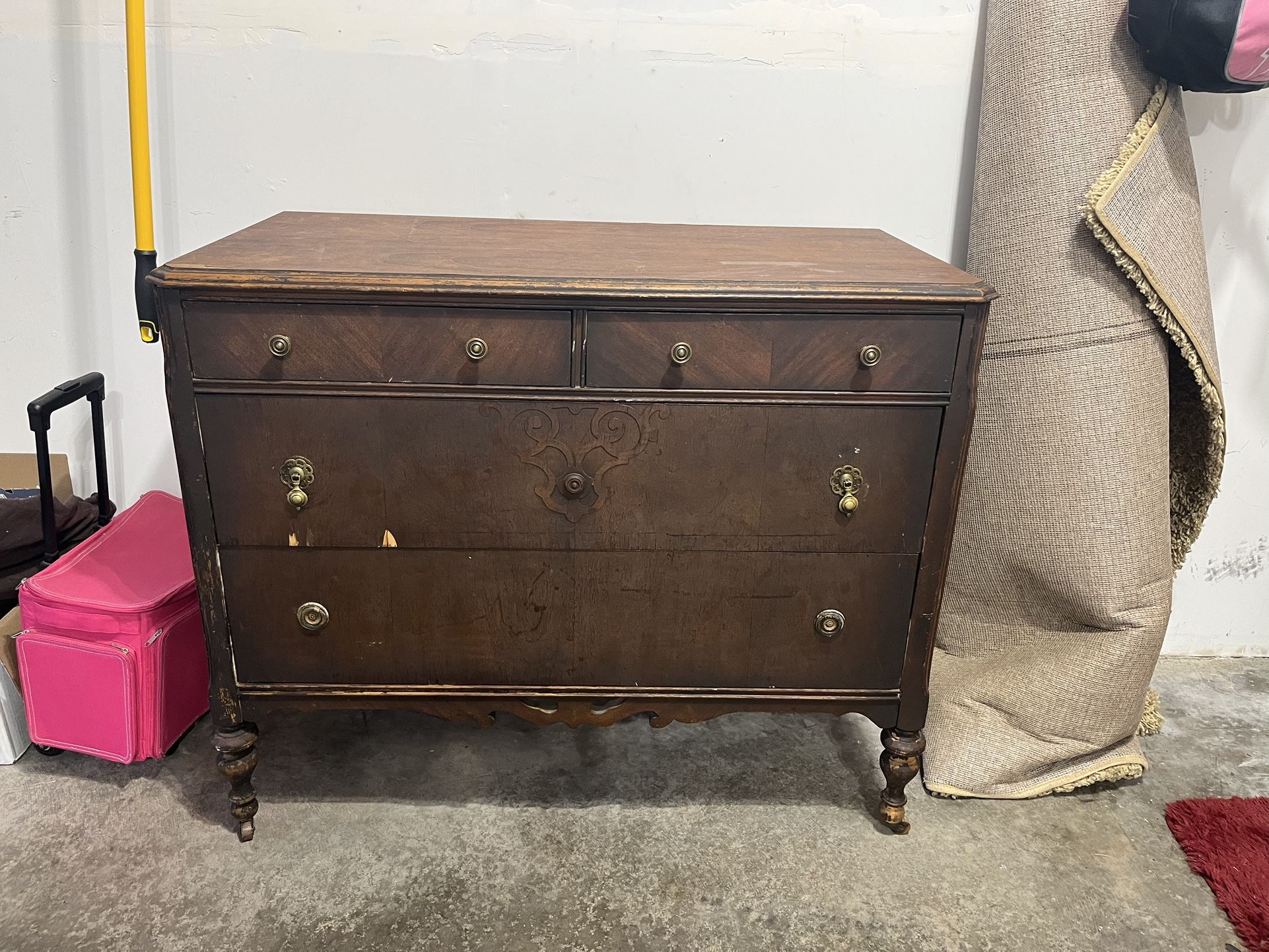 Antique dresser for drawer