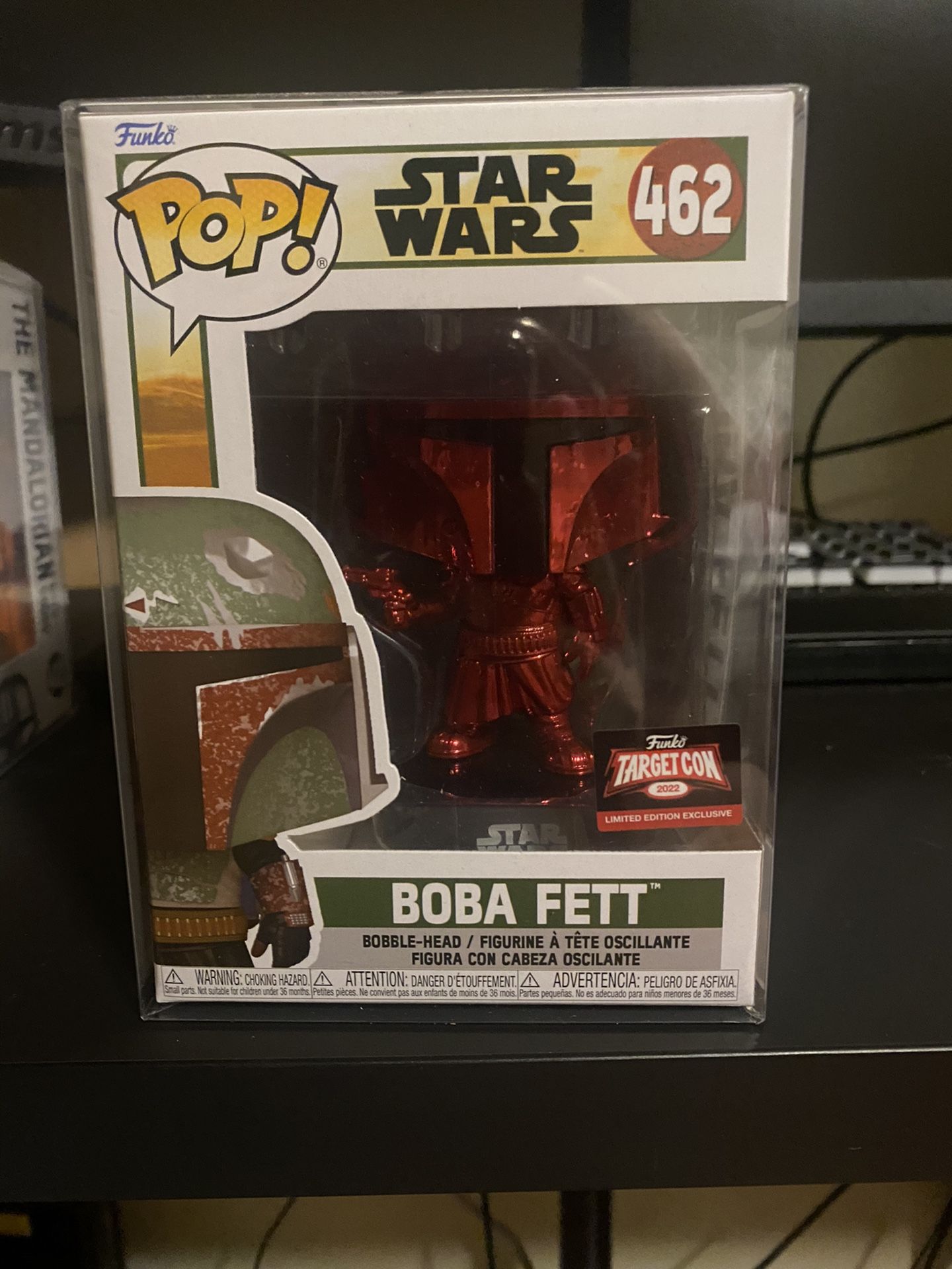 Boba Fett Red Metallic Funko Pop