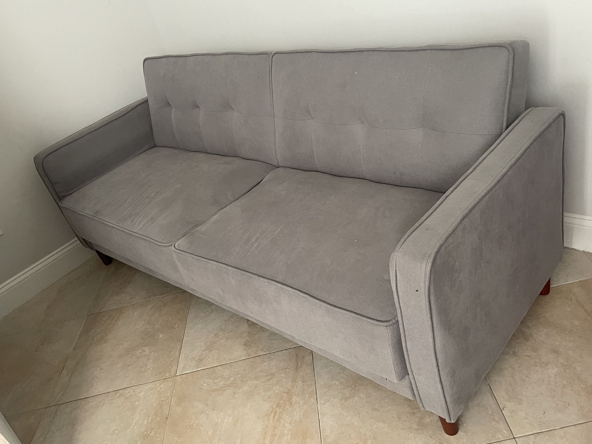 Light Grey Futon 