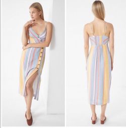 URBAN OUTFITTERS AMBER LINEN DRESS Size XS  ANTHROPOLOGIE ARITZIA VUORI LULULEMON
