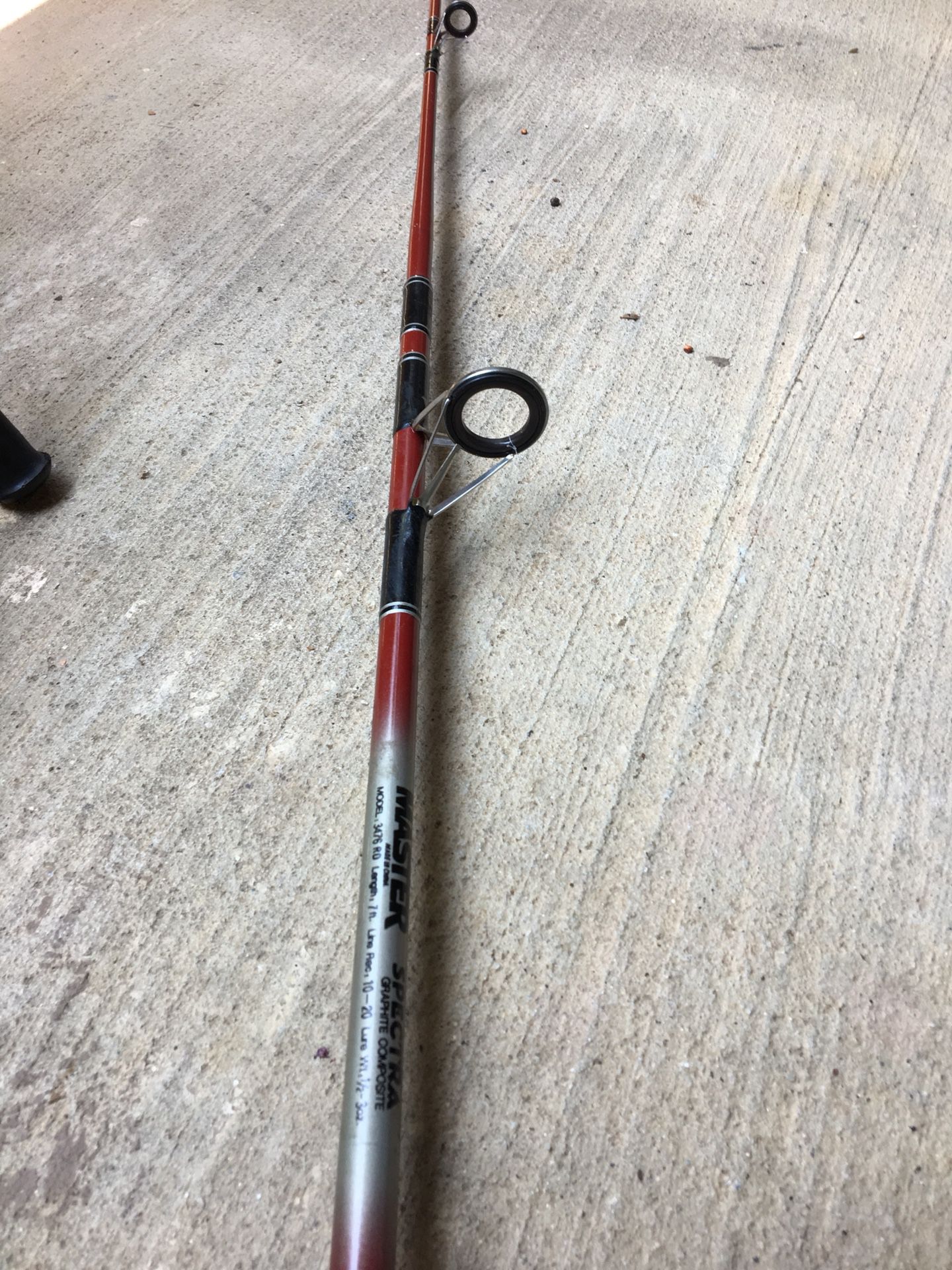 7 foot master spectra graphite composite rod with master 250 fishing reel  for Sale in Euless, TX - OfferUp