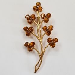 Pin 14kt. And Citrine